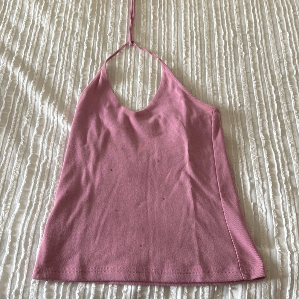 Pink sparkle top